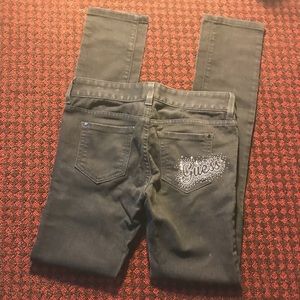 Guess Brand Black Denim Skinny Jeans - 26